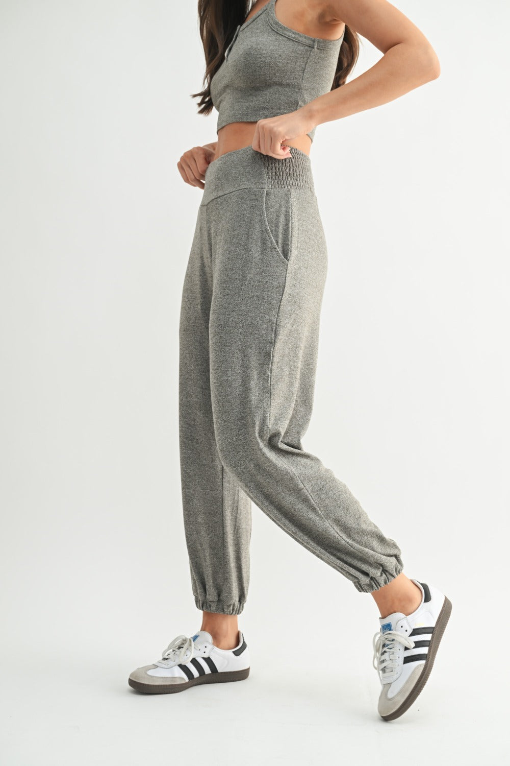Mono B Butter Soft Dolman-Sleeved Top