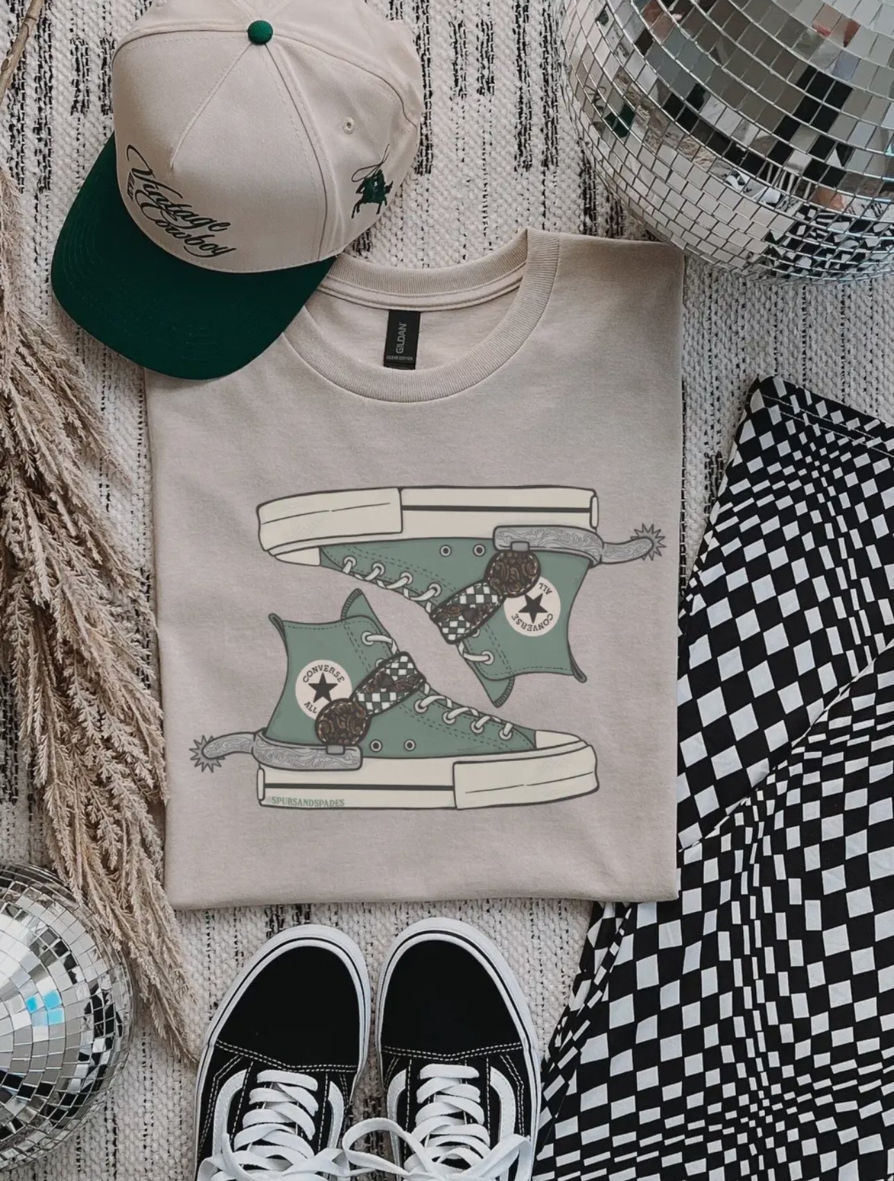 Spurs & Spades Chucks Tee