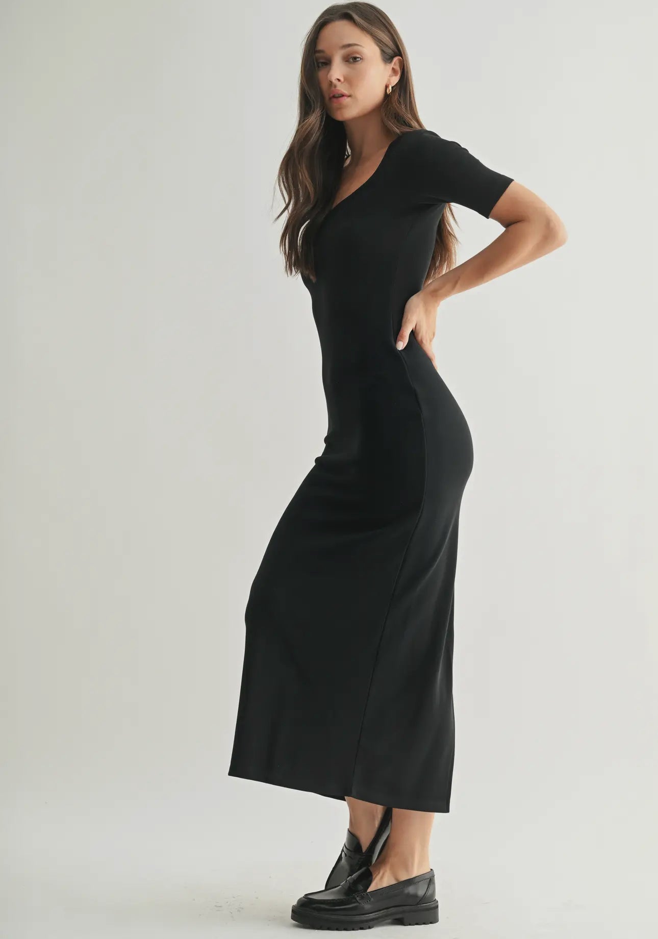 Butter Soft Laguna Soft Drape Maxi Dress