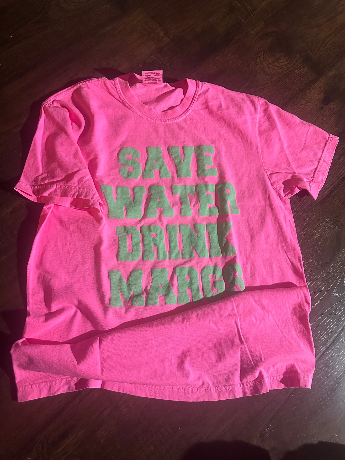 Save Water Drink Margs Puff Tee