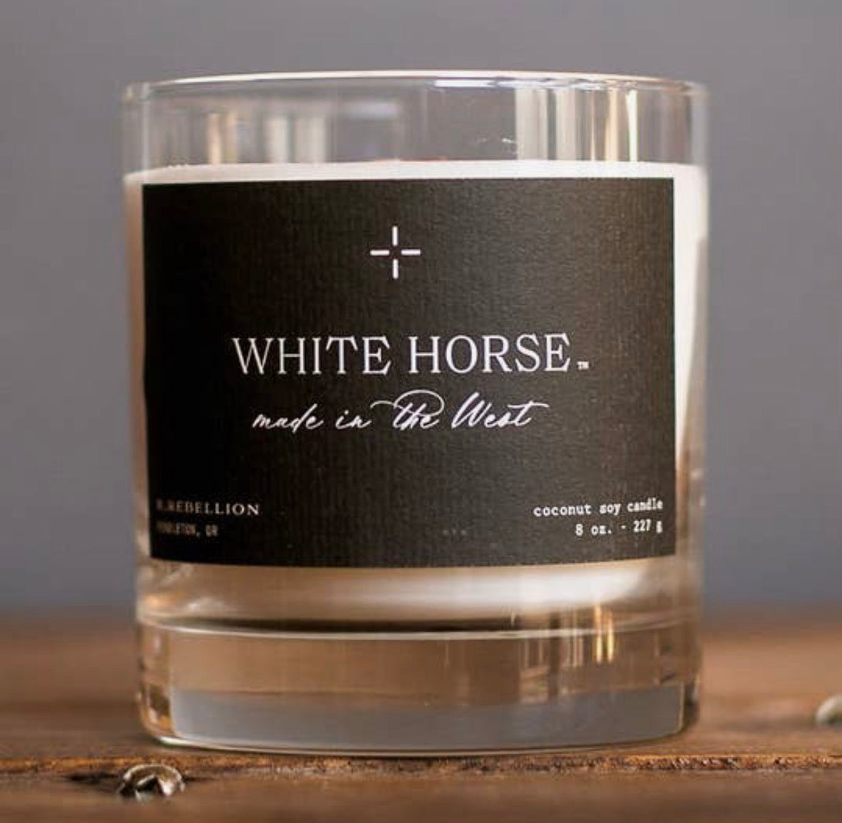 White Horse Candle 8 oz.