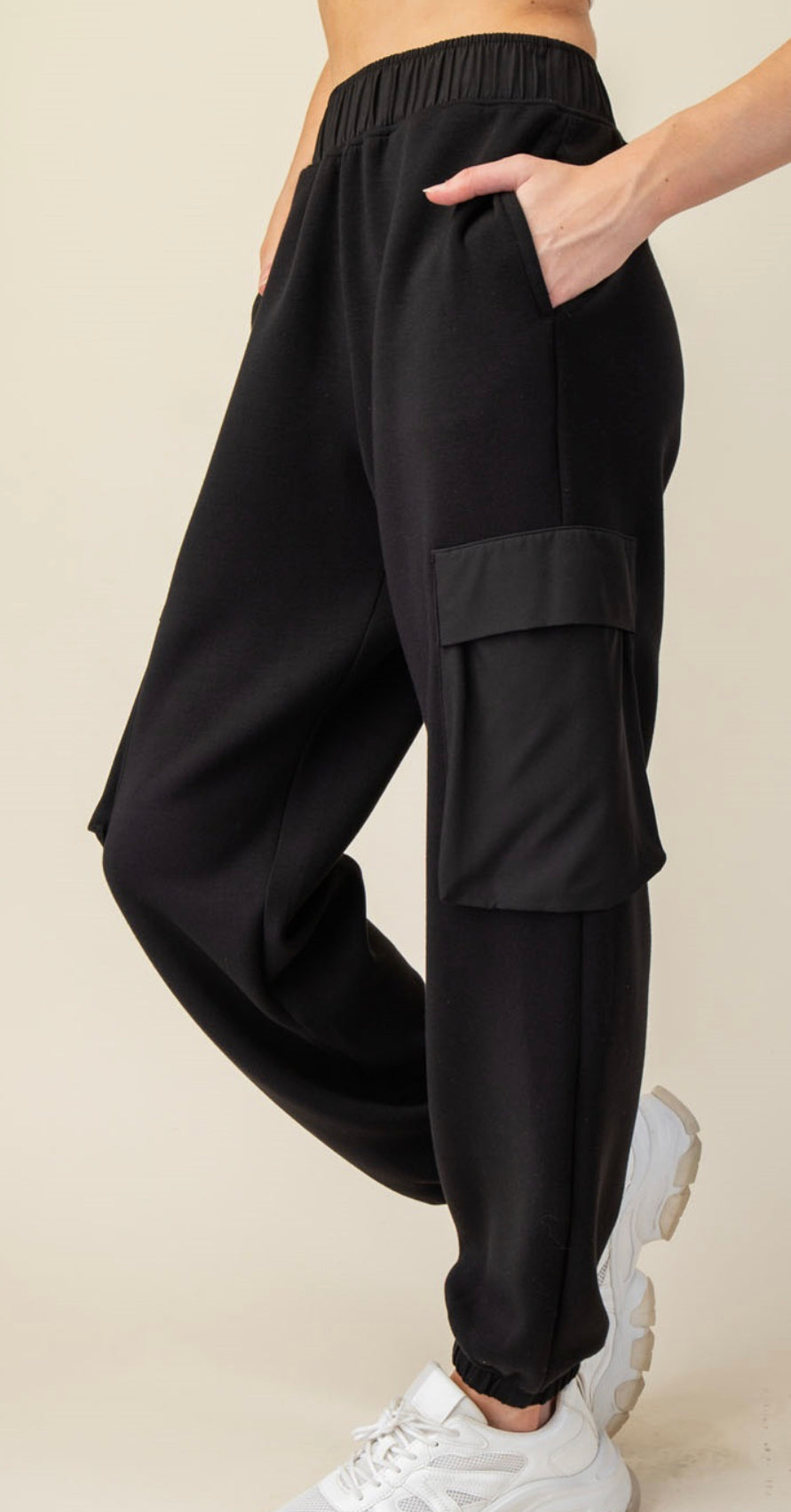 RAE MODE MODAL POLY SPAN SCUBA POCKET JOGGER PANT BUTTER SOFT