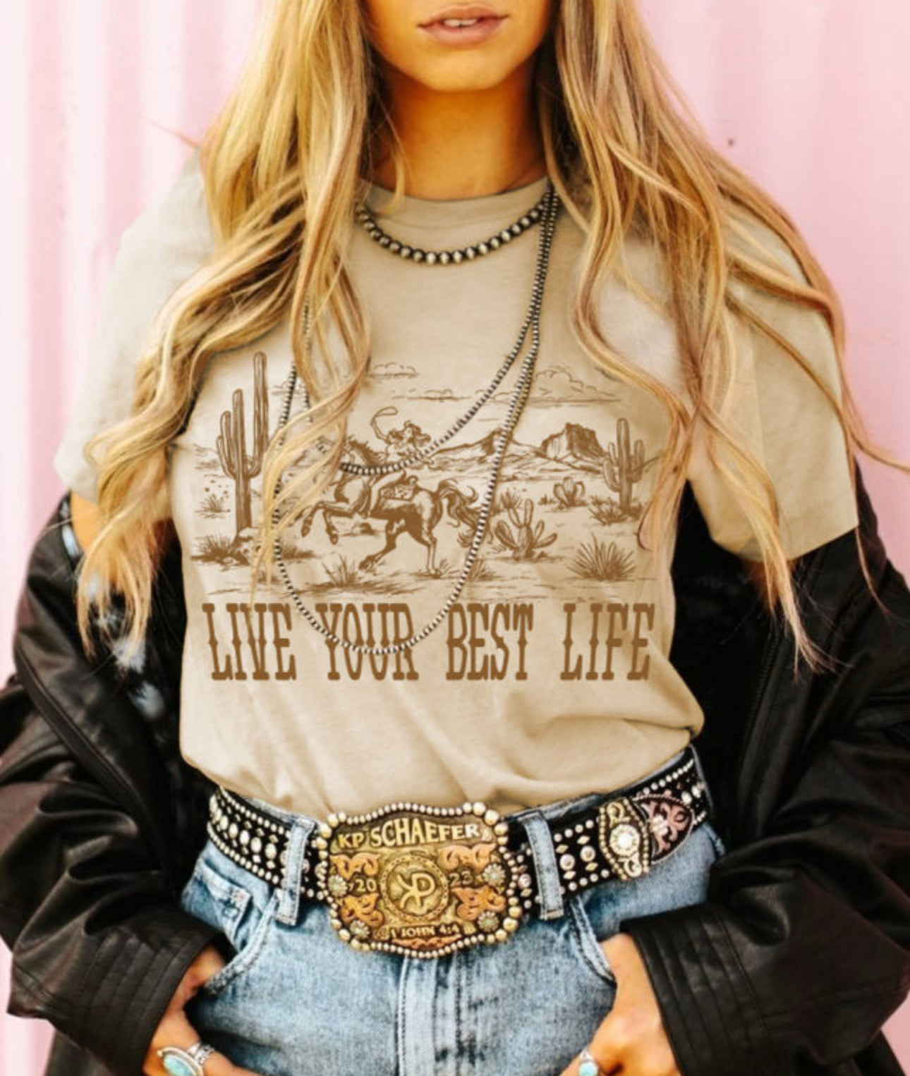 Live Your Best Life Cowboy Tee
