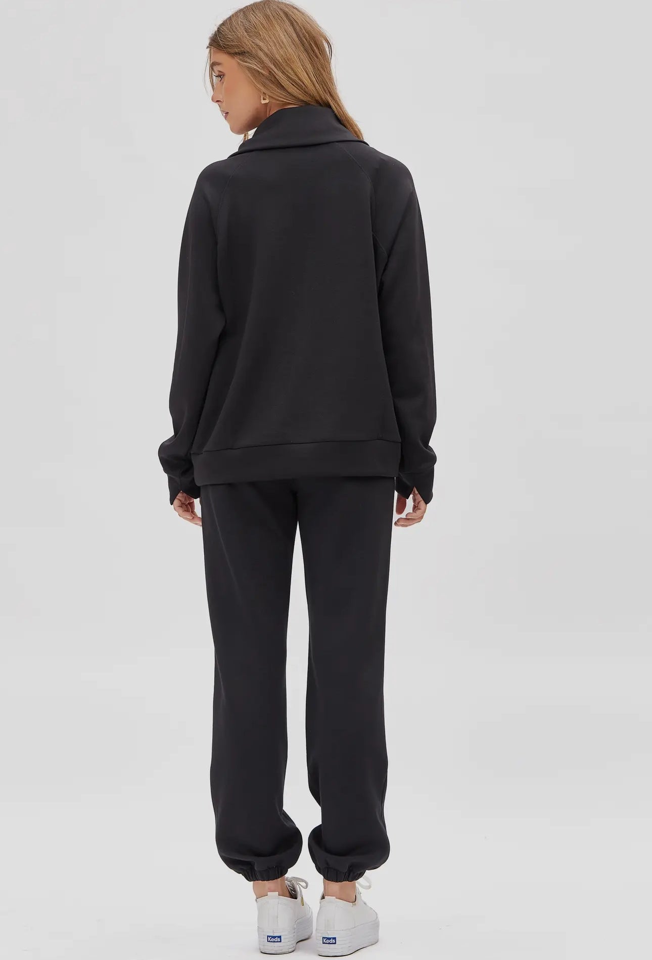 Dear Scarlett Quarter Zip Pullover + Jogger Modal Travel Set