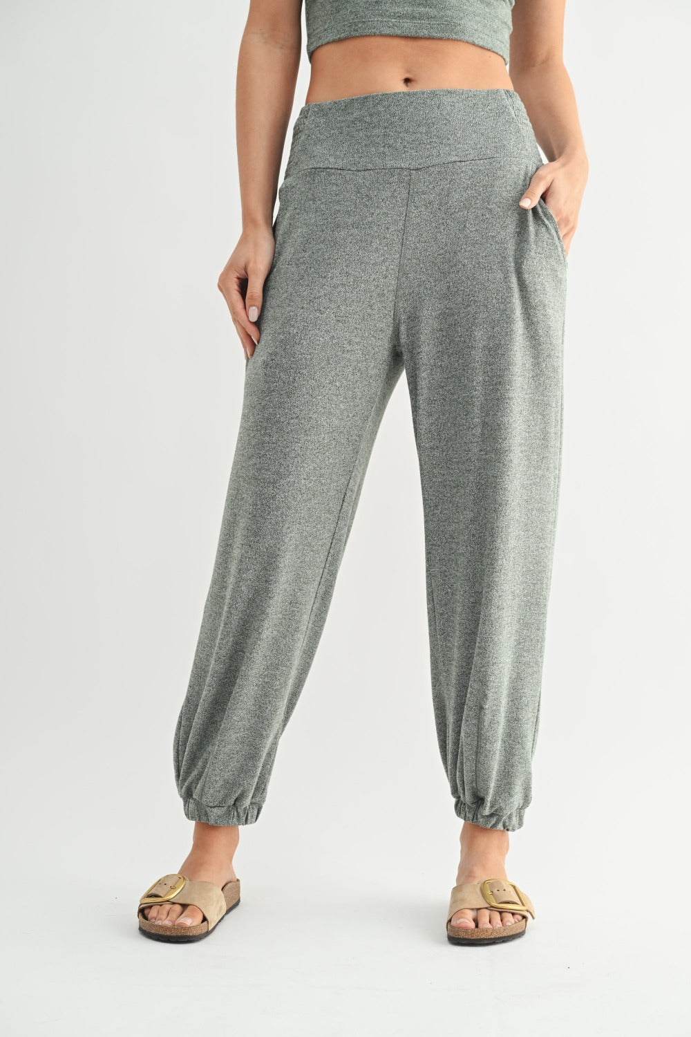 Mono b Brushed Hacci Lounge Jogger