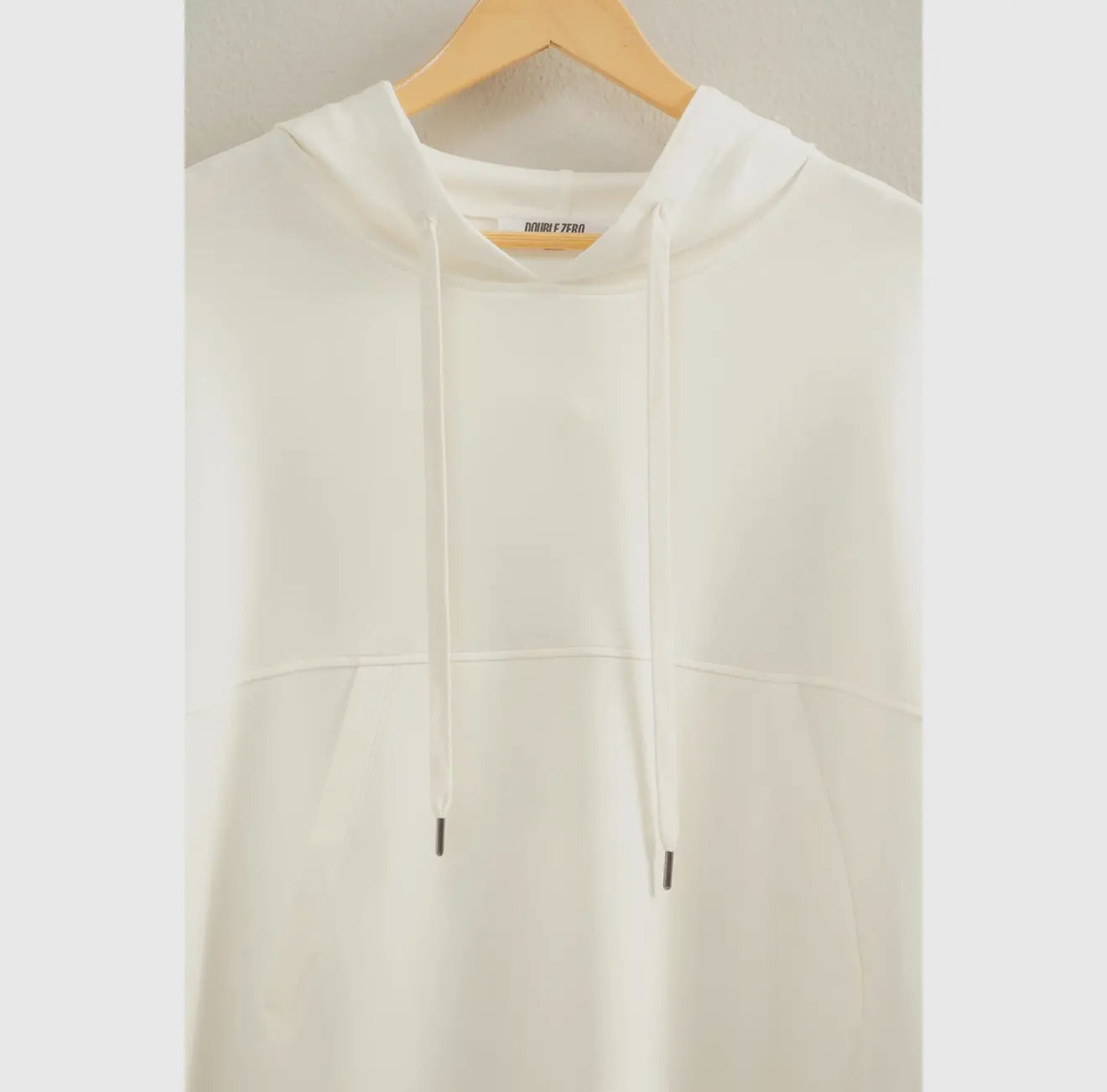 Scuba Fabric Kangaroo Pocket
Oversized Hoodie