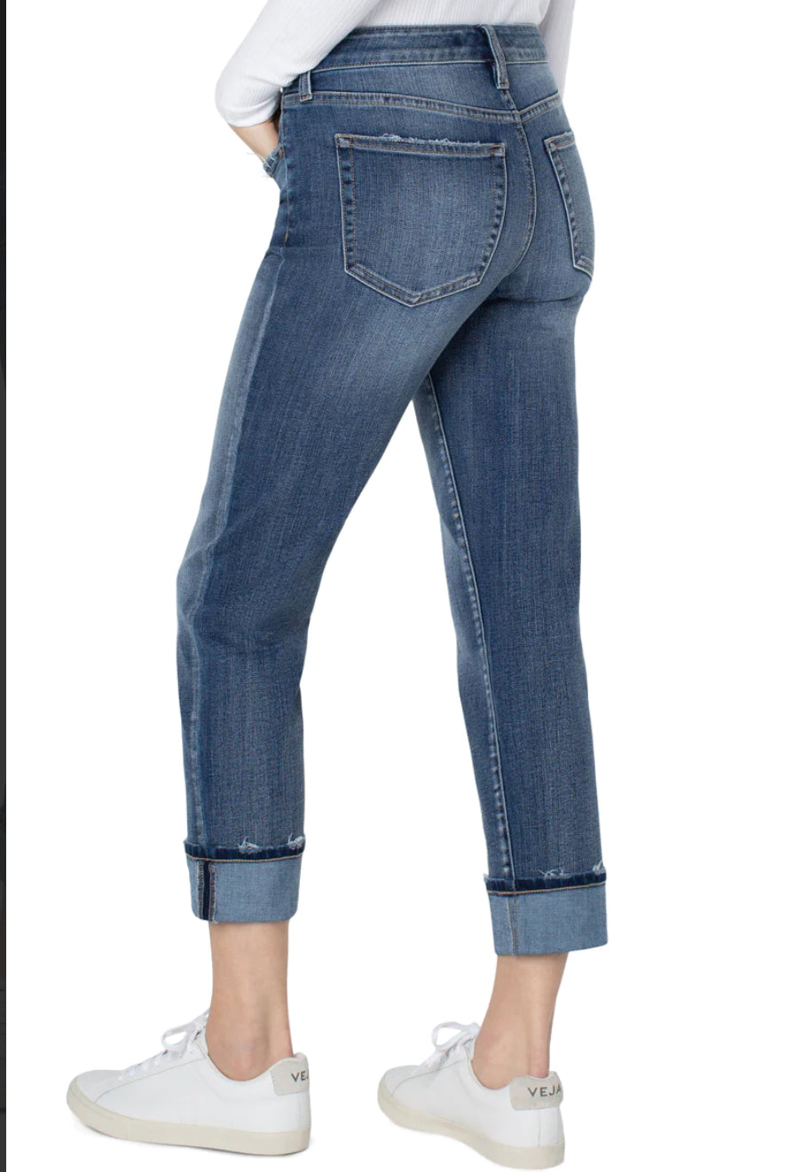 Liverpool MARLEY GIRLFRIEND CUFFED ECO JEAN