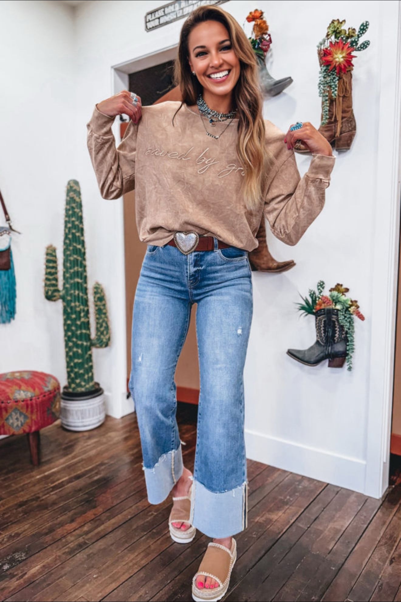 Saved By Grace Crewneck