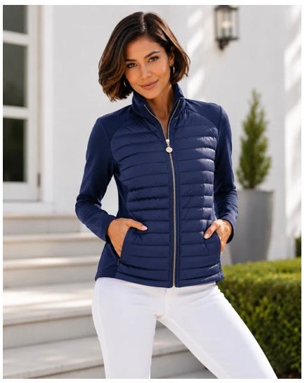 Navy Puffer Jacket