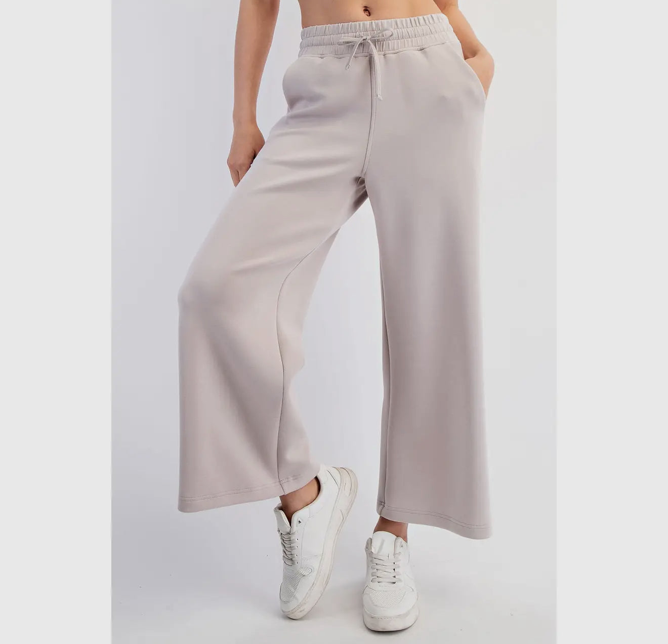 Rae Mode Modal Poly Cropped Wide Pant