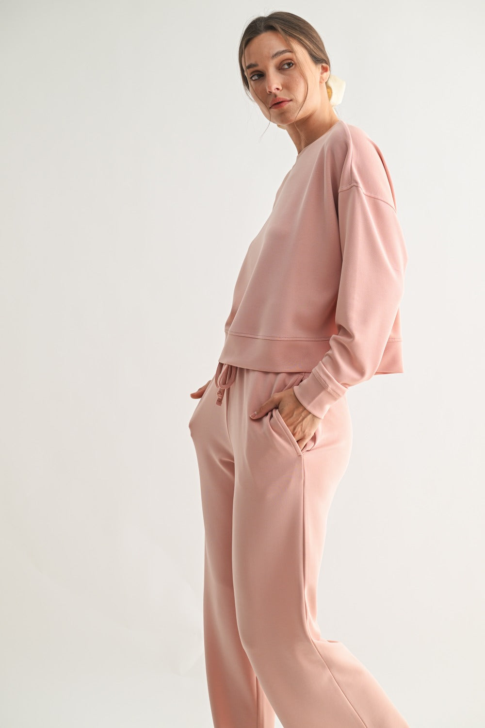 MONO B LAGUNA DROPPED SHOULDER SWEATSHIRT