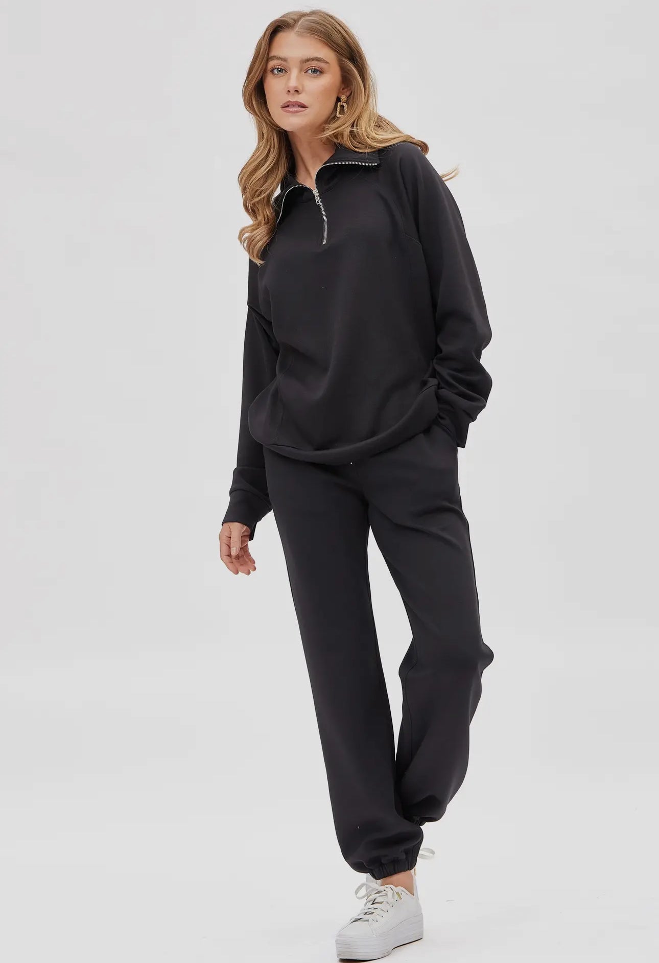 Dear Scarlett Quarter Zip Pullover + Jogger Modal Travel Set