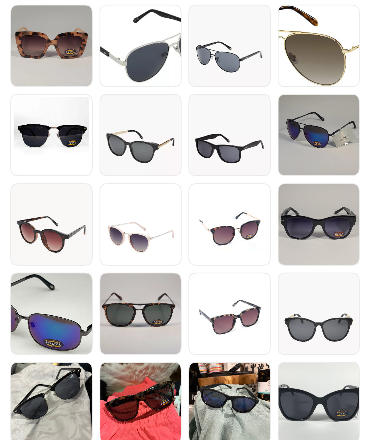 Fossil Sunglasses Multiple choices