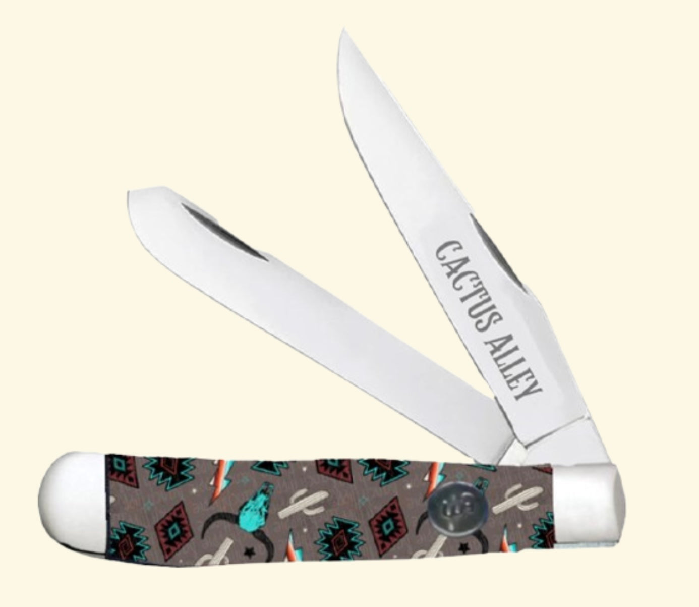 Whiskey Ranch Cactus Alley DUSTY TRAILS Trapper Knife 11-08