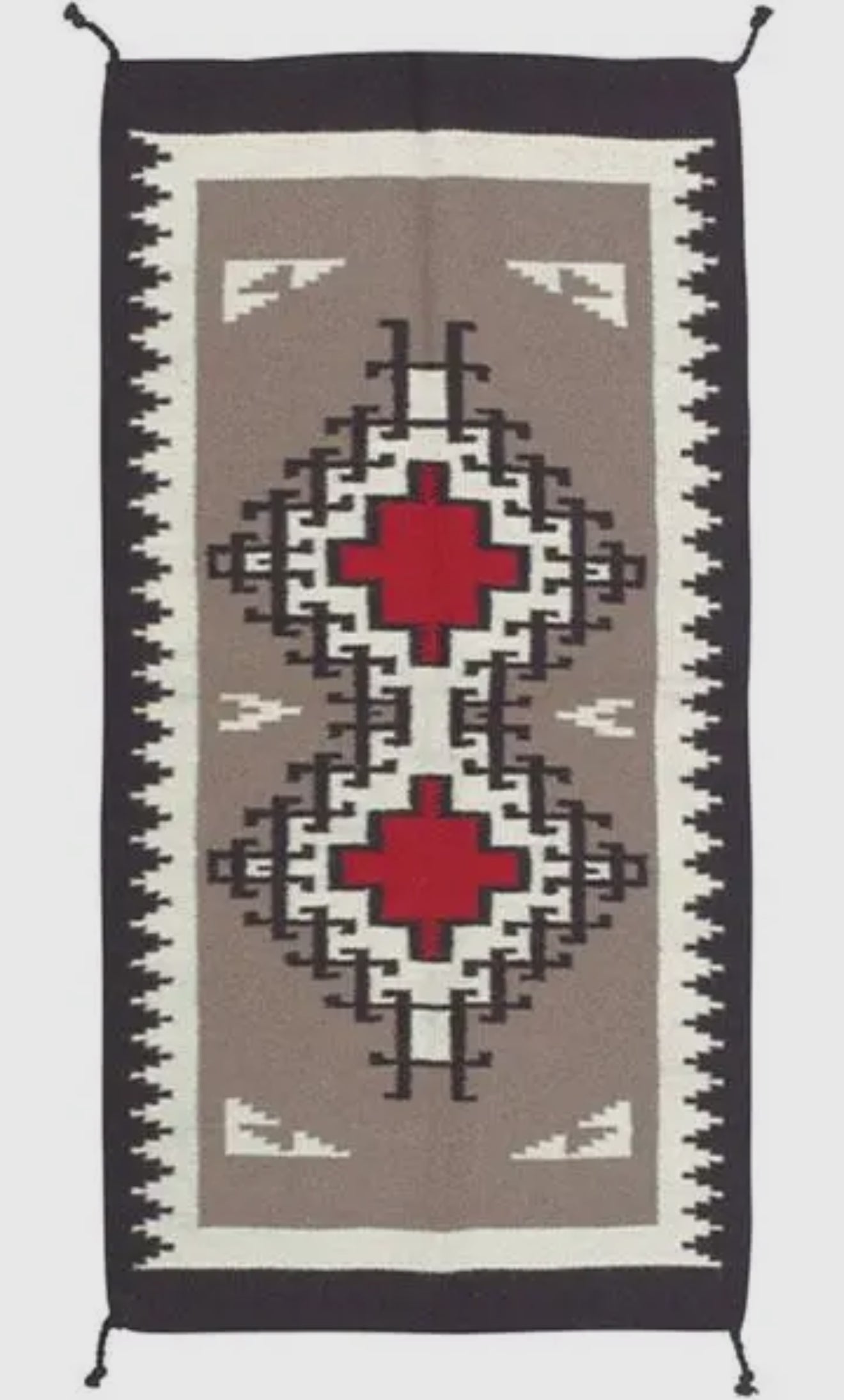 Beautiful Acrylic Handwoven Southwest Rug in vibrant, rich colors