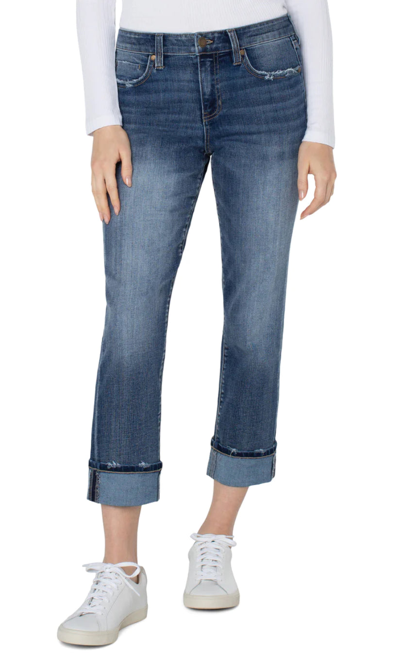 Liverpool MARLEY GIRLFRIEND CUFFED ECO JEAN