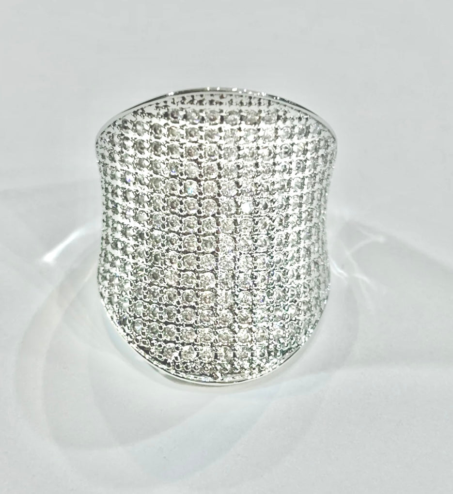 Faux Diamond Rings