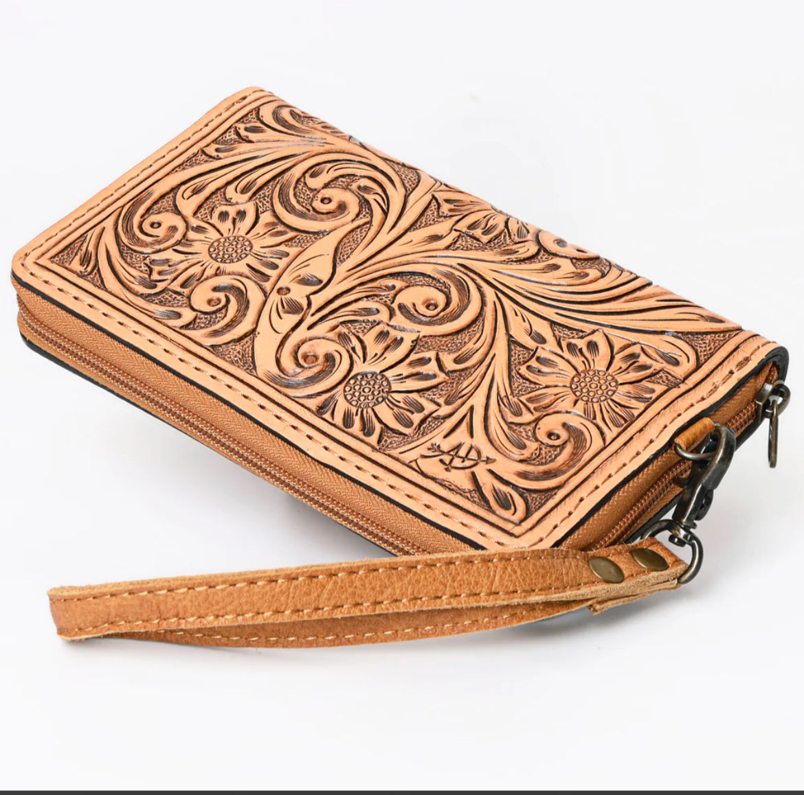 Organiser Genuine Western Leather Women Wallet American Darling