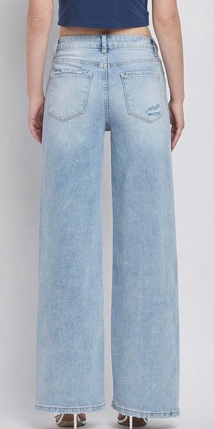 Lovervet High Rise Super Wide Leg Jeans