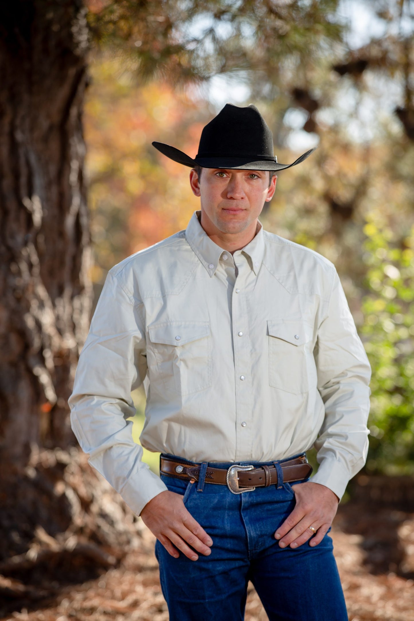 Wyoming Traders  Men’s Oxford Pearlsnap Shirt