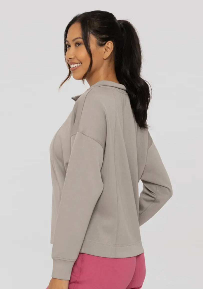 ELEVATED QUARTER ZIP UP PULLOVER