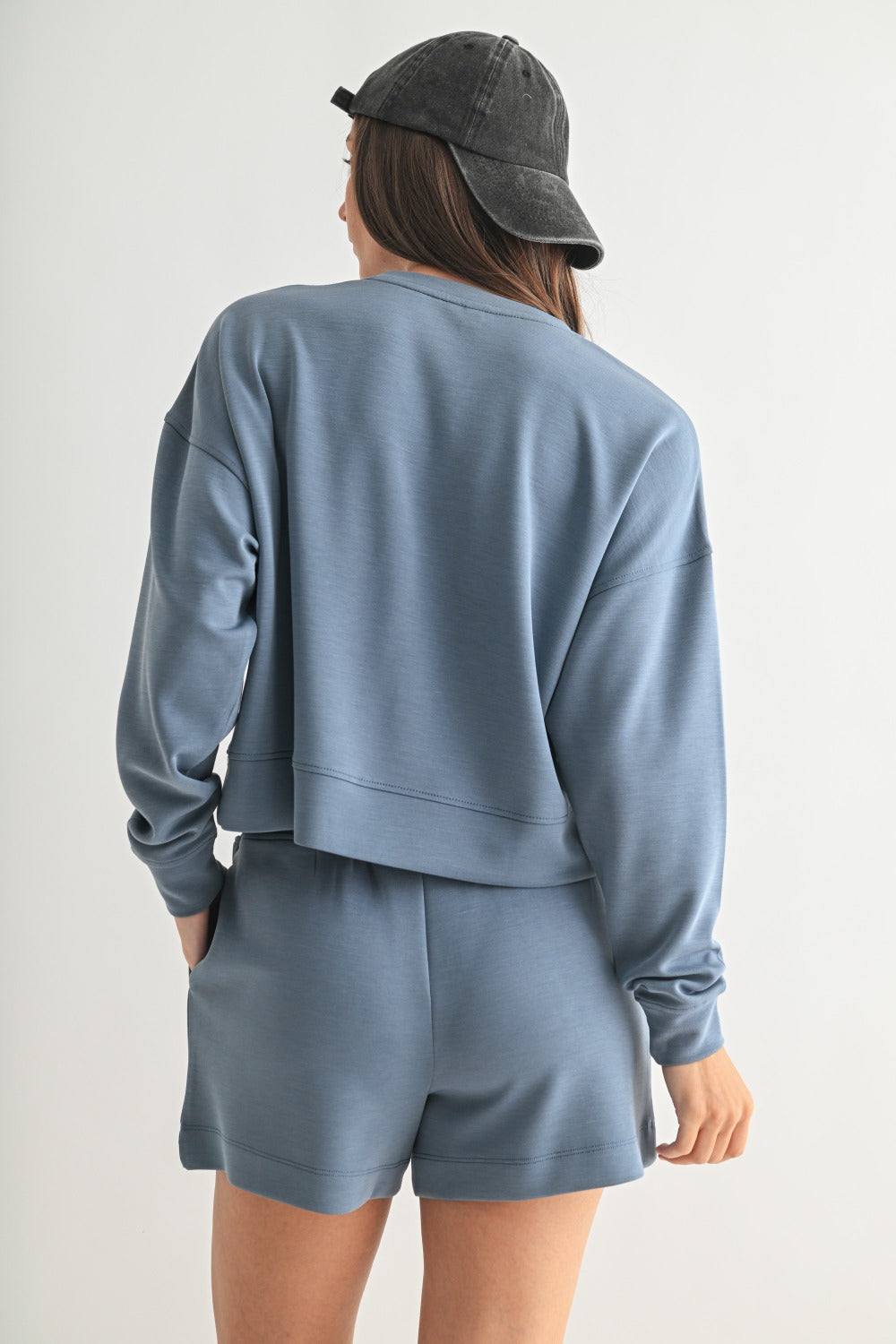 MONO B LAGUNA DROPPED SHOULDER SWEATSHIRT