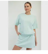 RAE MODE Modal Scuba Basic Short Sleeve Top