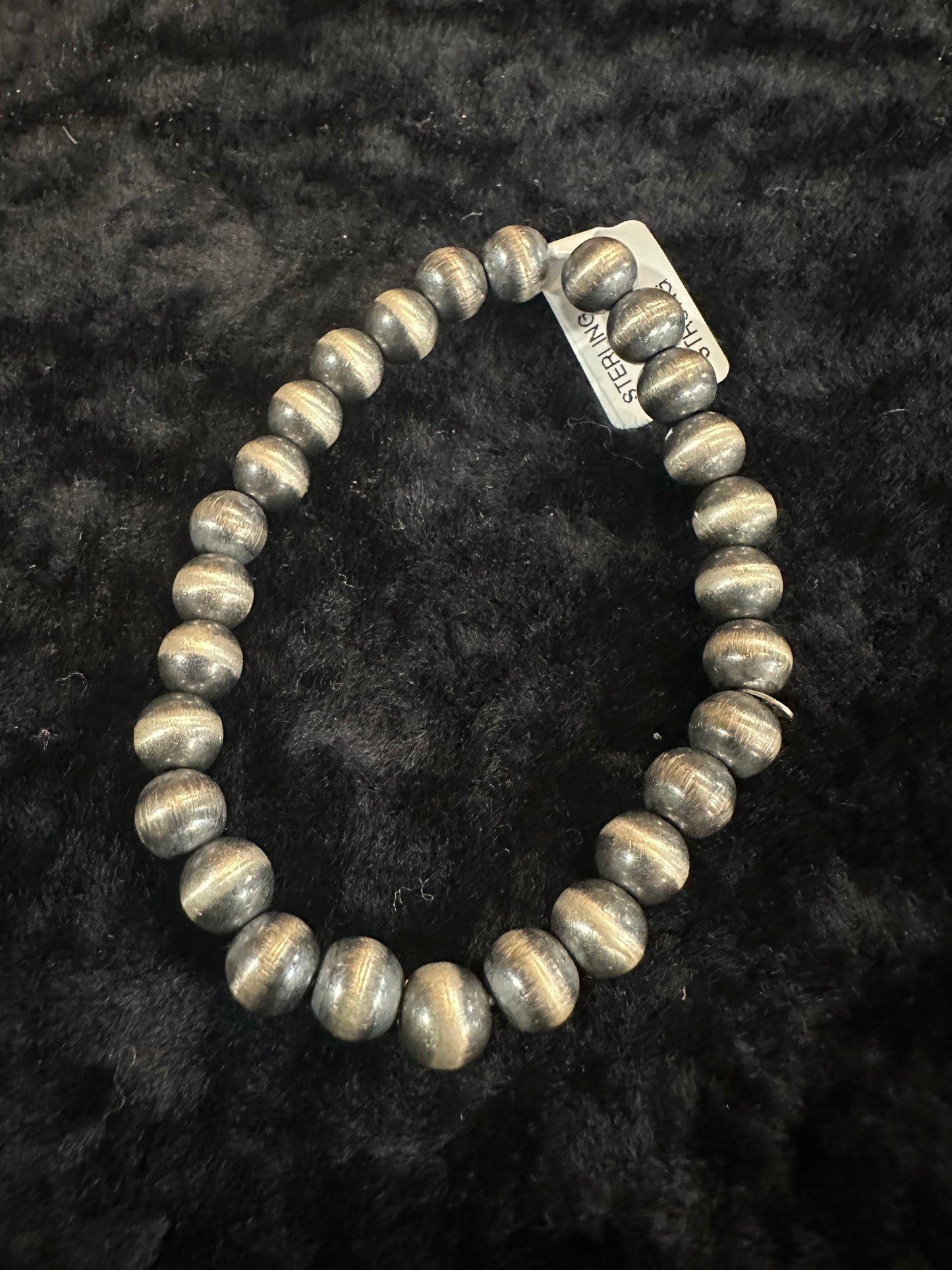 Sterling Silver Stretchy Strerling Bead 7mm