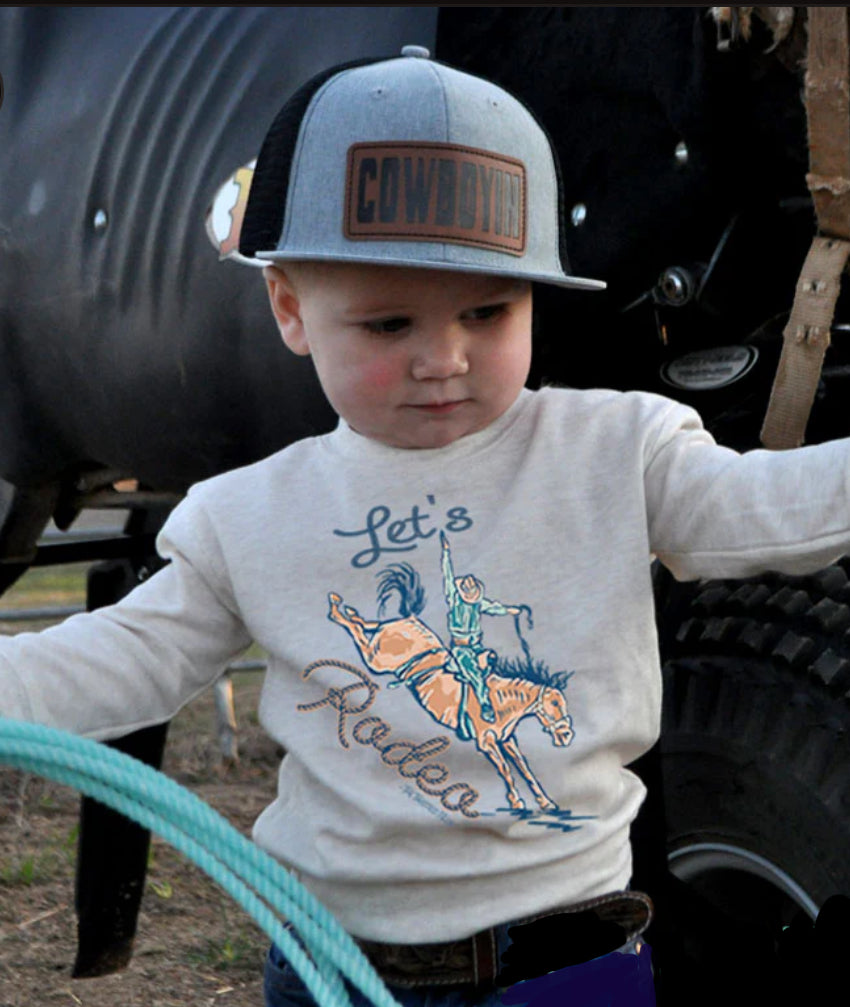Let's Rodeo - Toddler Pullover - Oatmeal