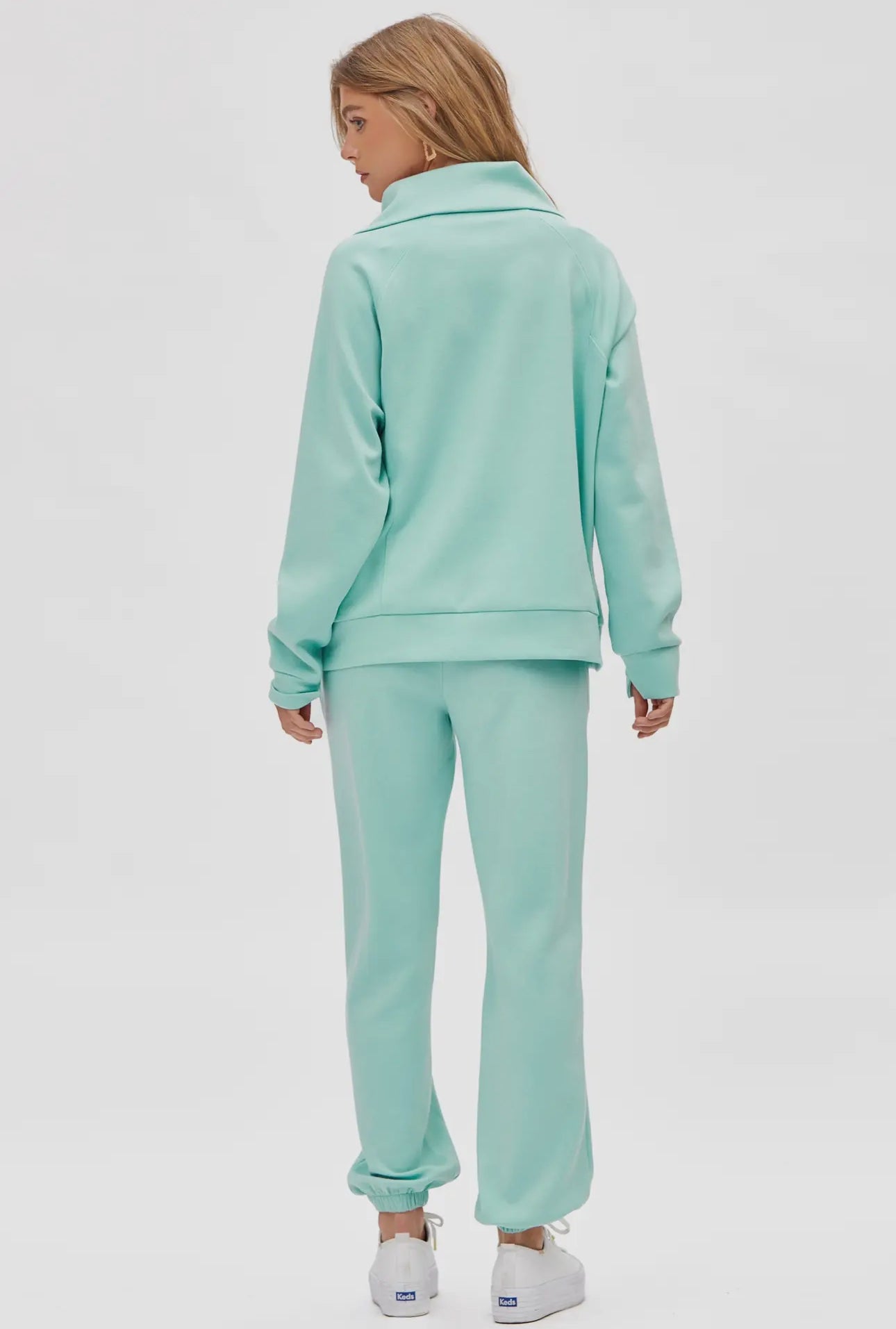 Dear Scarlett Quarter Zip Pullover + Jogger Modal Travel Set