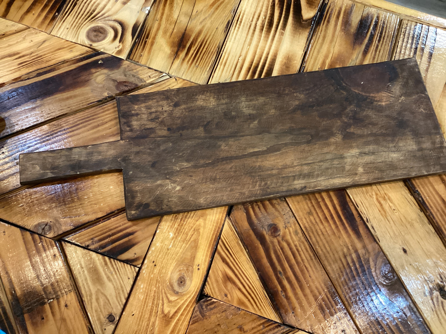 25.5” Rectangular Paddle Charcuterie Wood Board