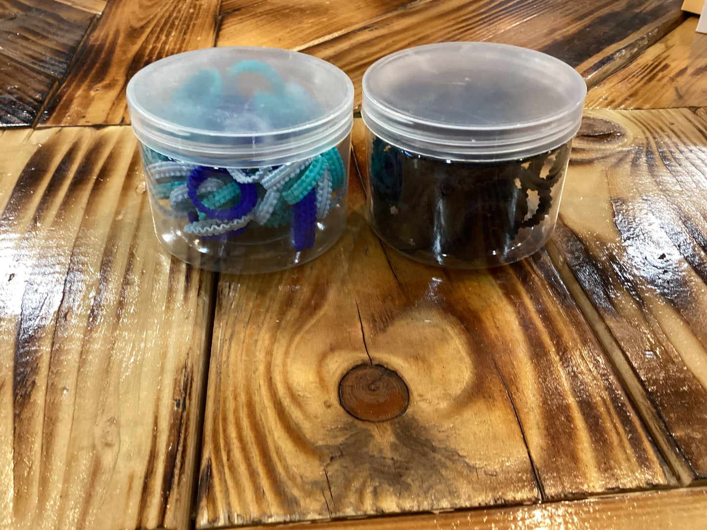 Ruffled baby hair ties