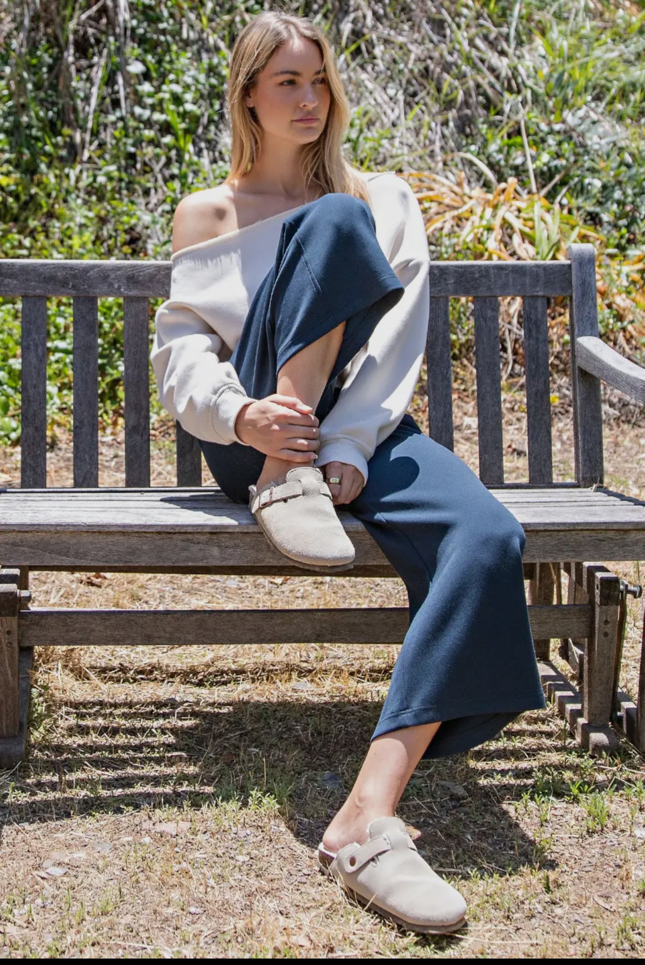Rae Mode Modal Poly Cropped Wide Pant