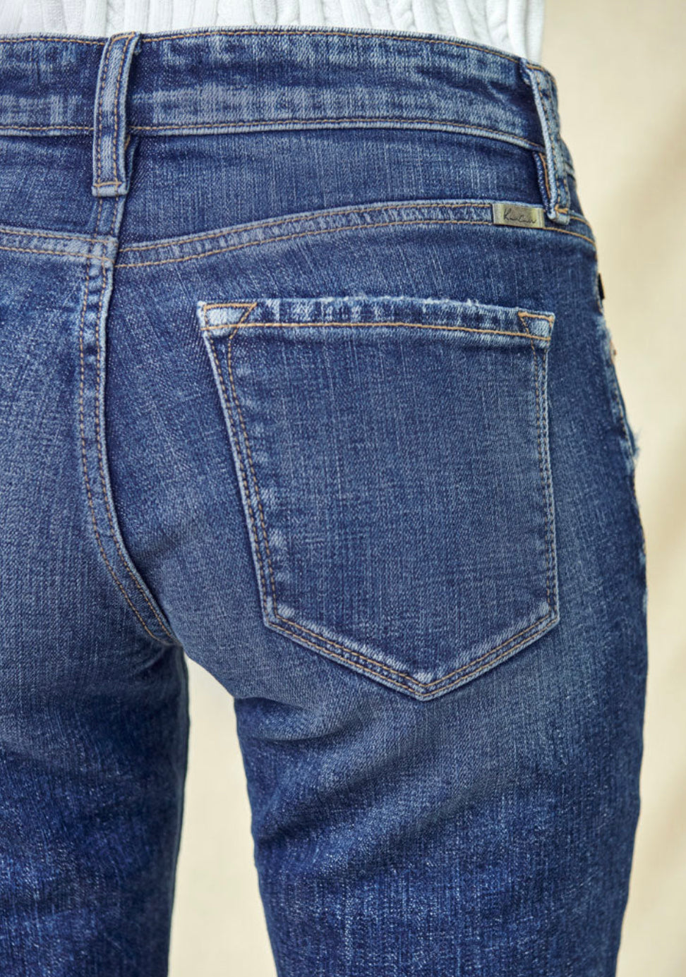 KanCan NINA MID RISE SLIM BOYFRIEND JEANS