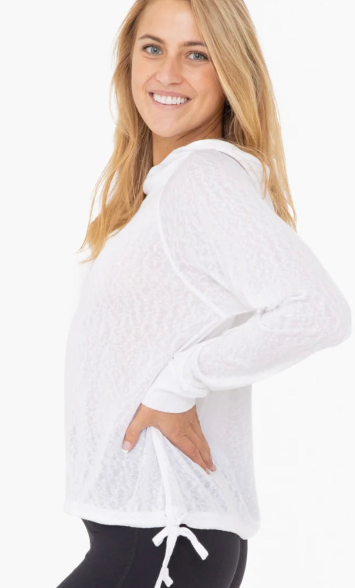 Mono B Modal Blend Hooded Long Sleeve