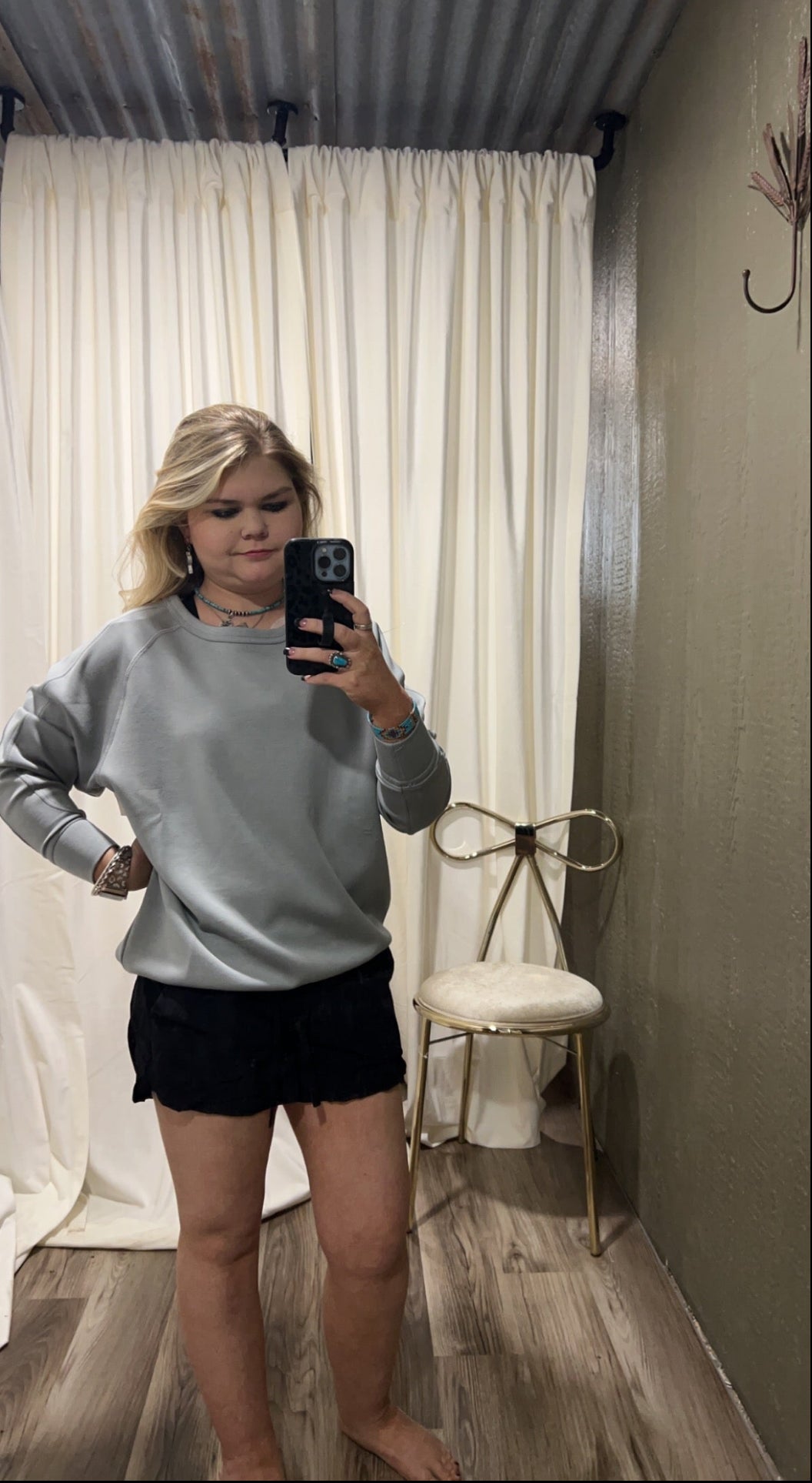 Mono B Butter Soft Elevated Crew Neck Pullover