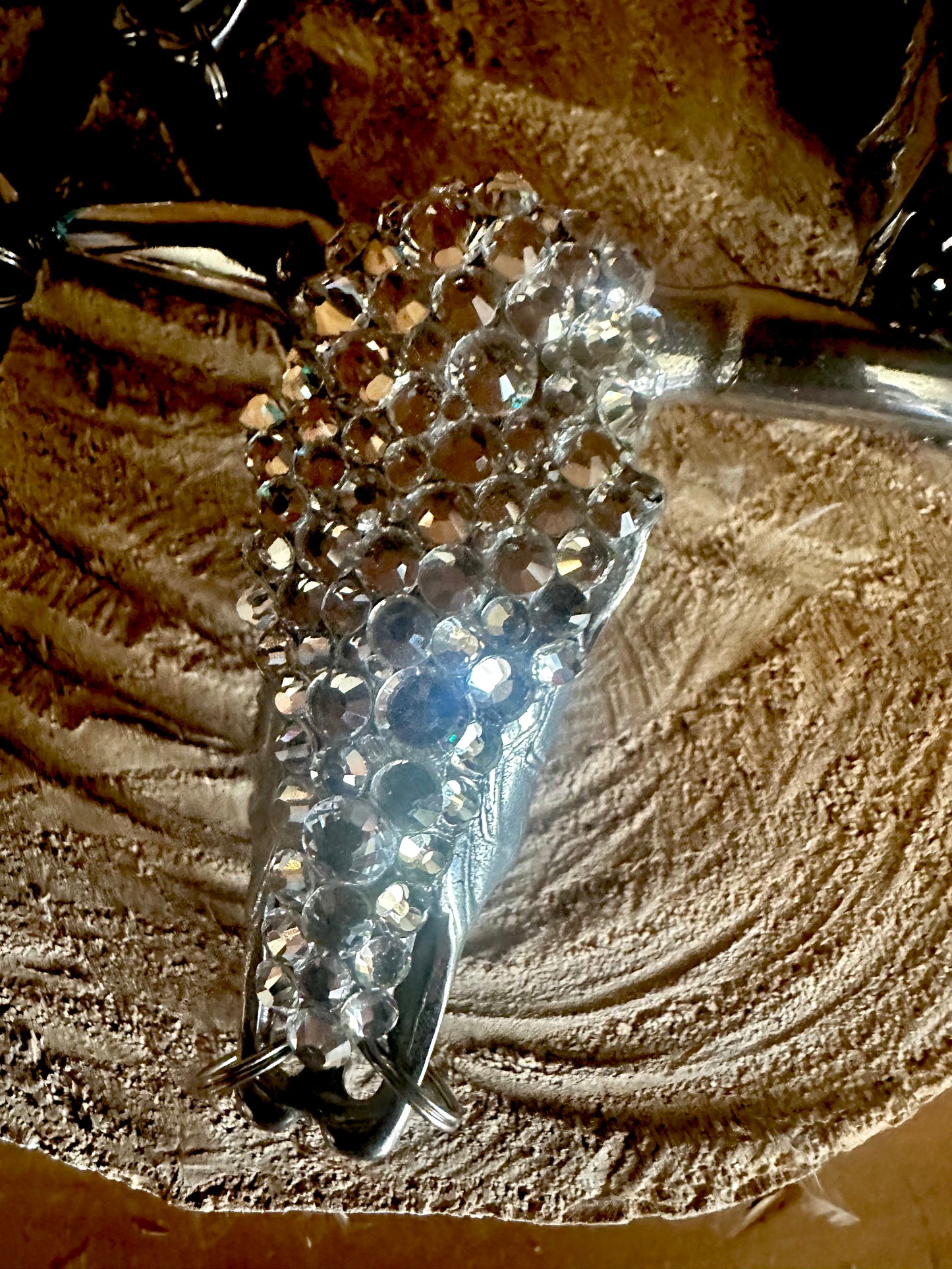 Crystal Steer Head Push Knife