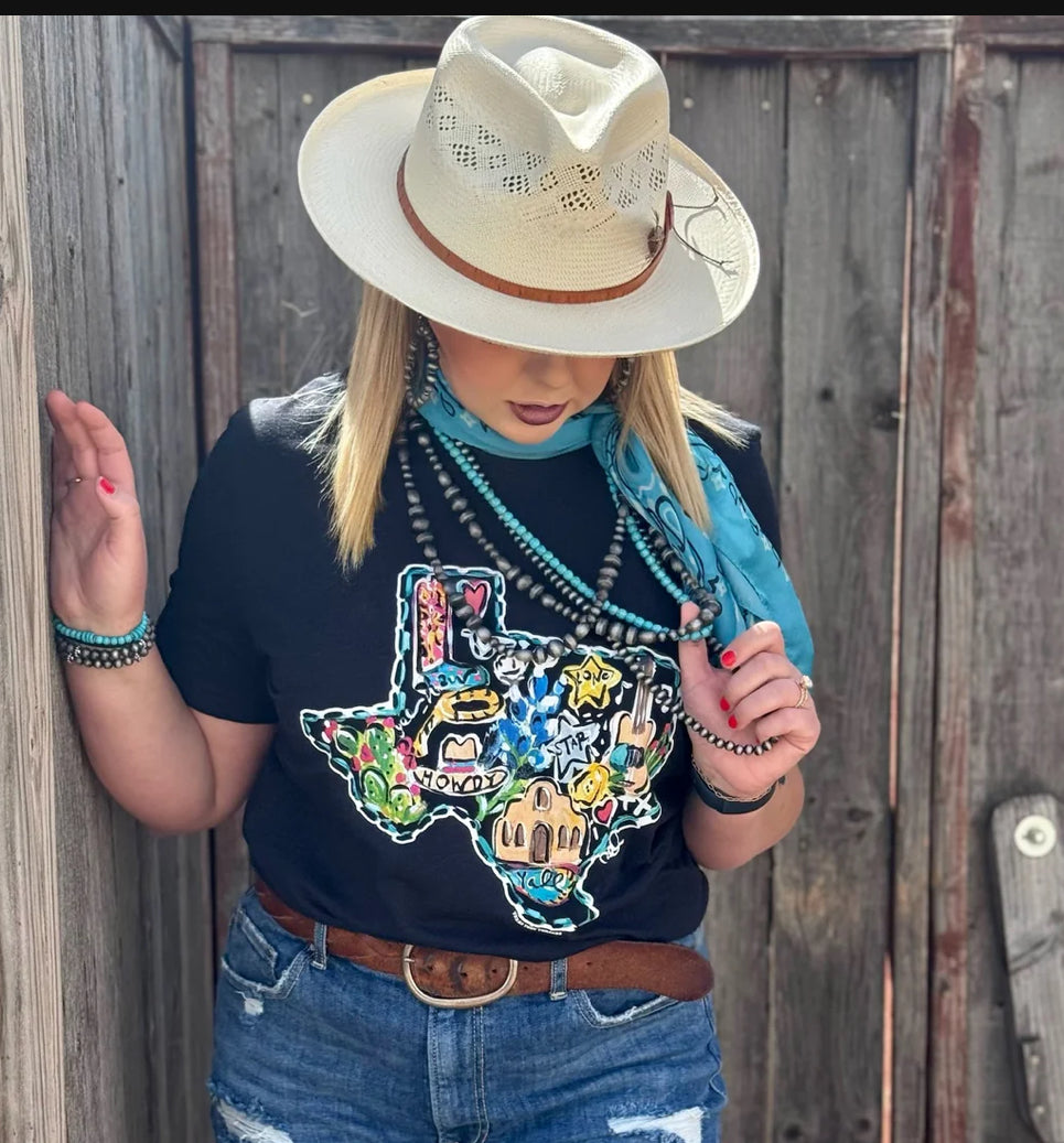 Callie Ann Stelter Texas Icons Tee