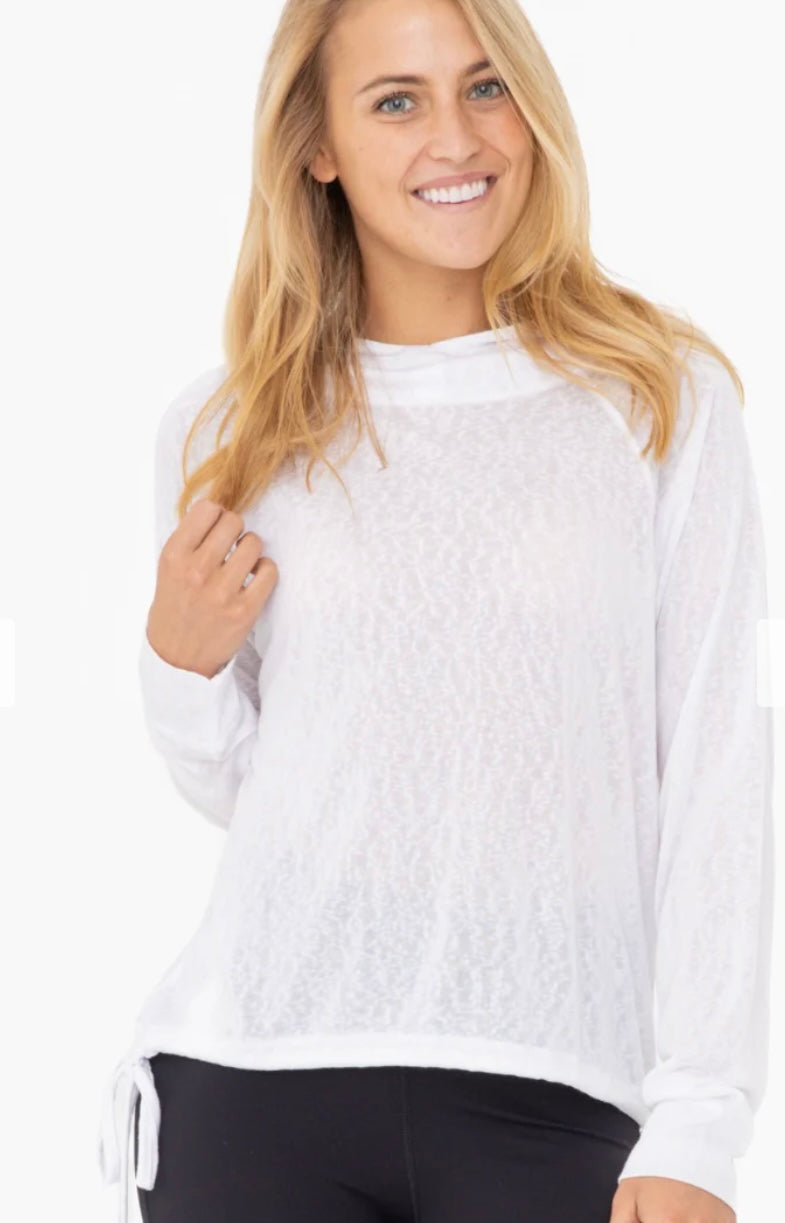 Mono B Modal Blend Hooded Long Sleeve