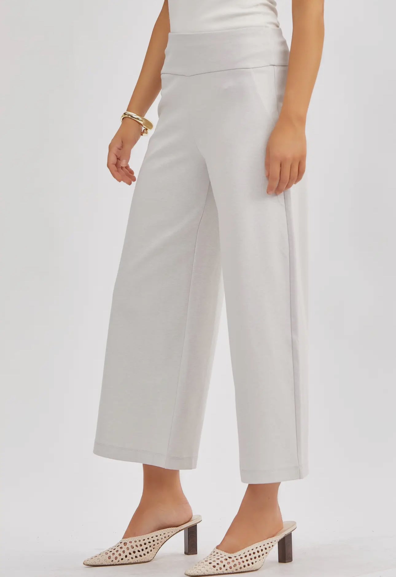 Dear Scarlett Magic Wide Cropped Pants