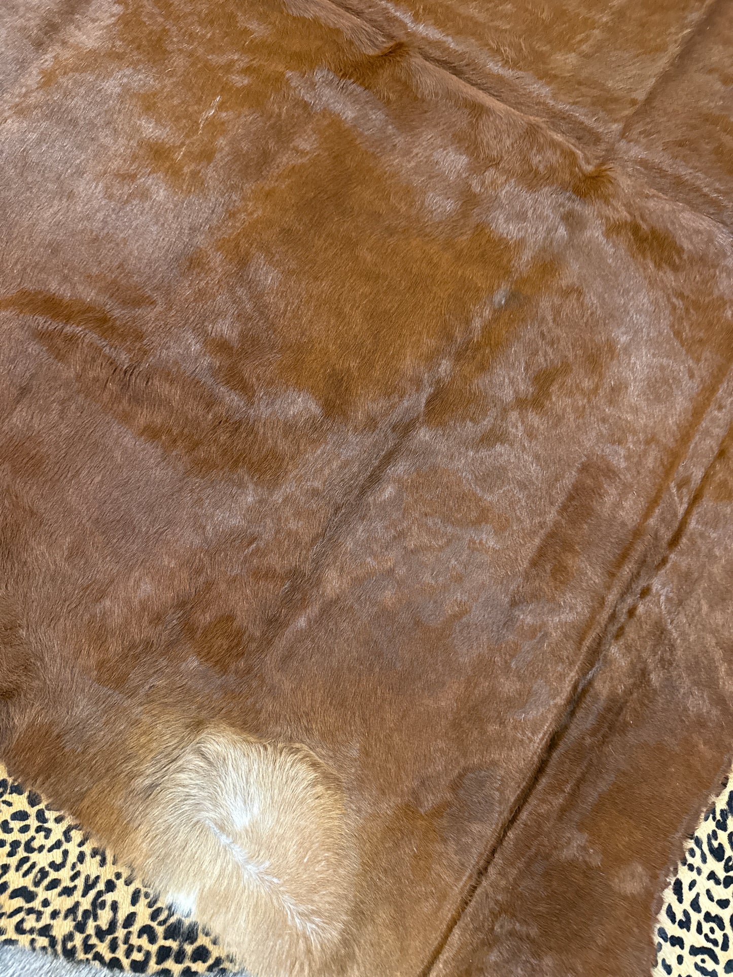 Genuine Cowhide Red Brown
