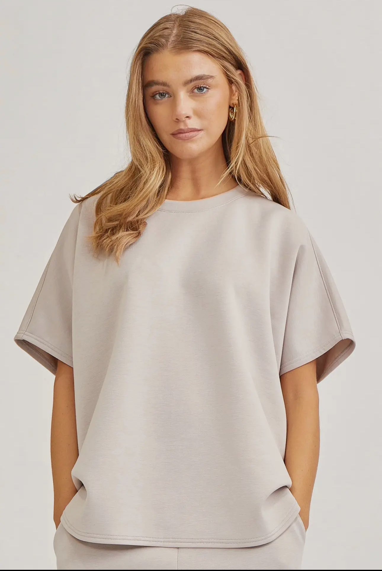 Dear Scarlett Poncho Top + Bell Bottom Modal Set Travel Set-Paris