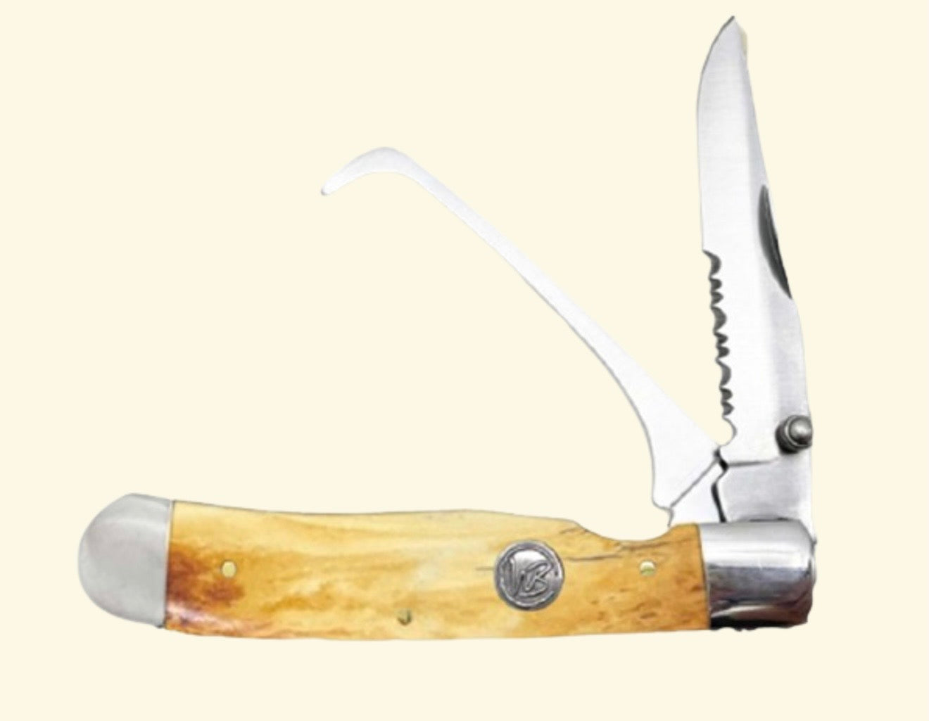 Whiskey Ranch Burnt Bone Hoof-Pick Knife 20-16