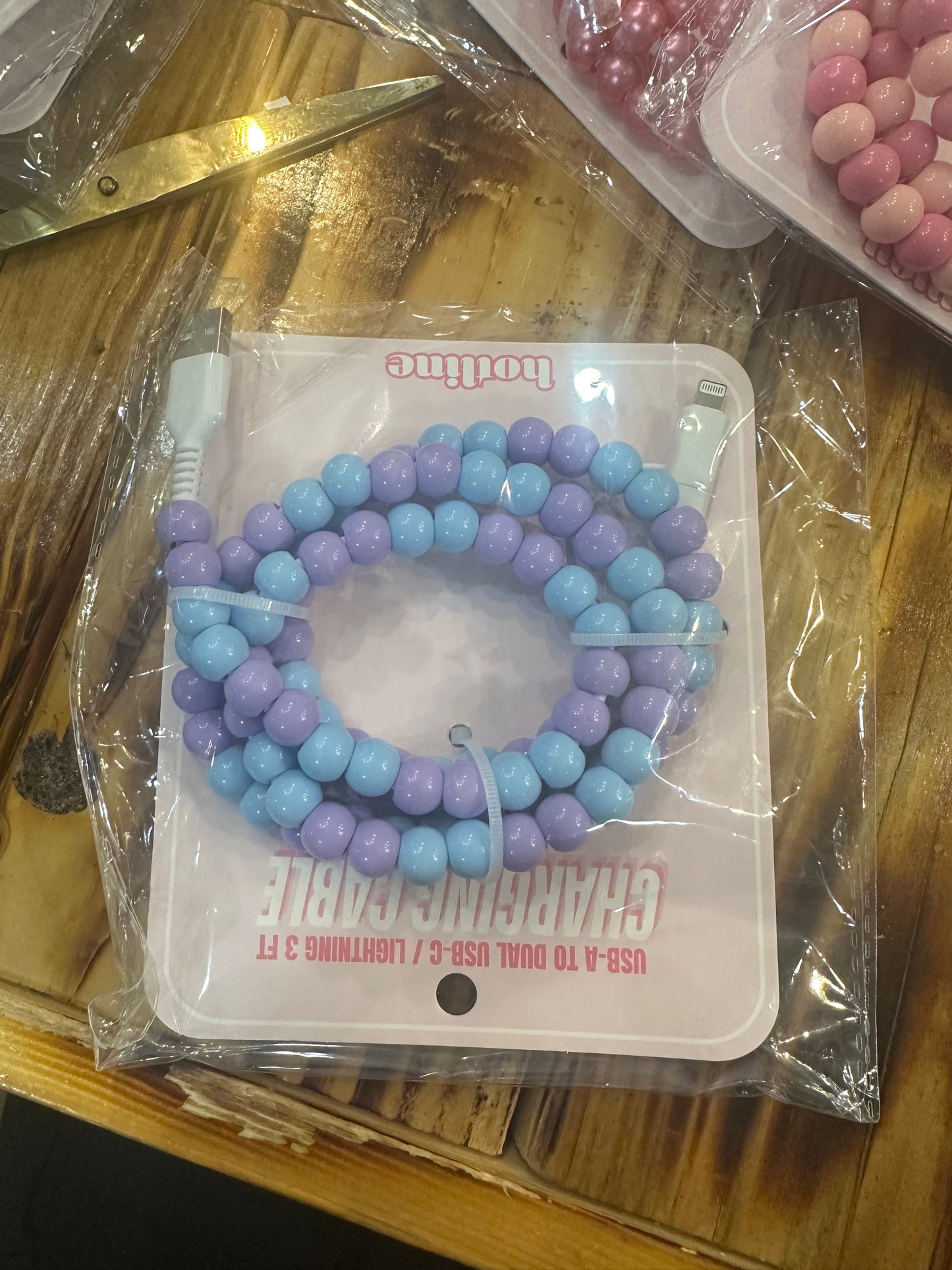 Beaded Phone Chargers