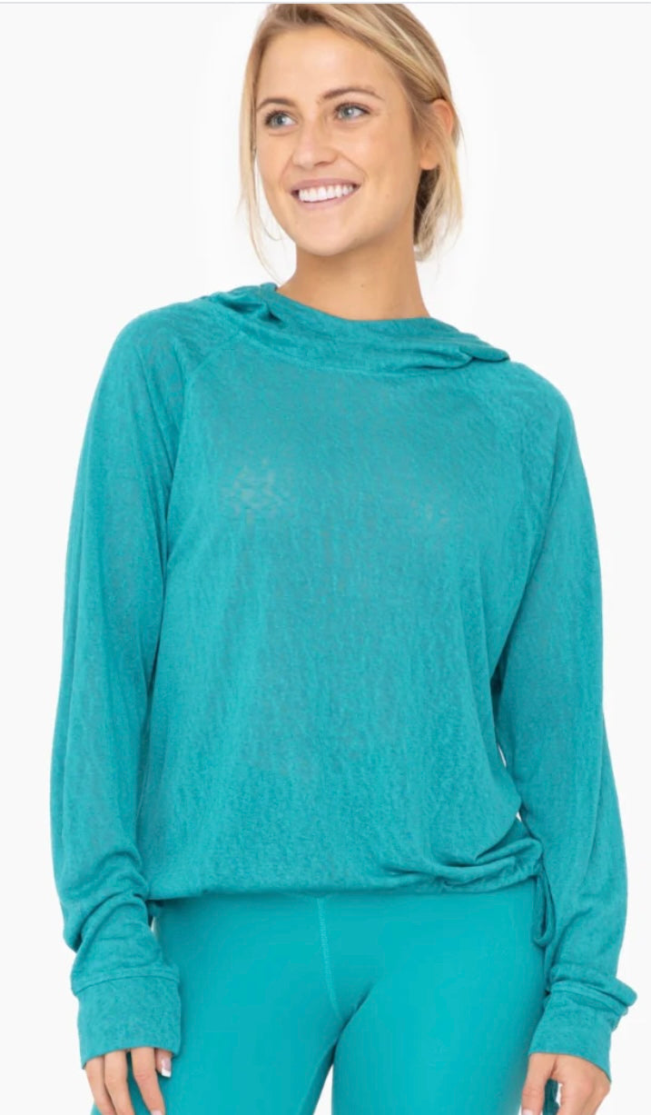 Mono B Modal Blend Hooded Long Sleeve