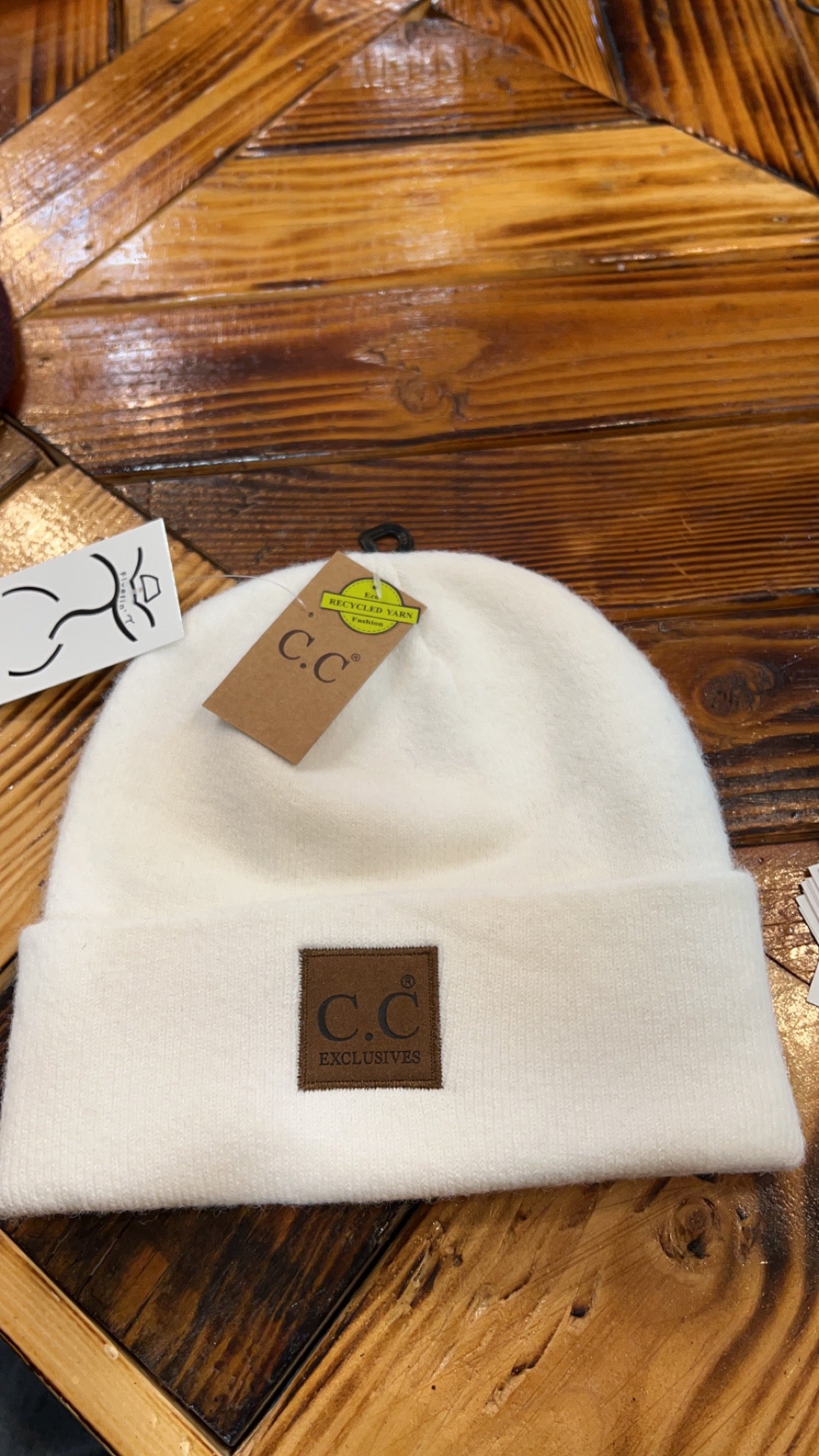 CC Suede Patch Beanie