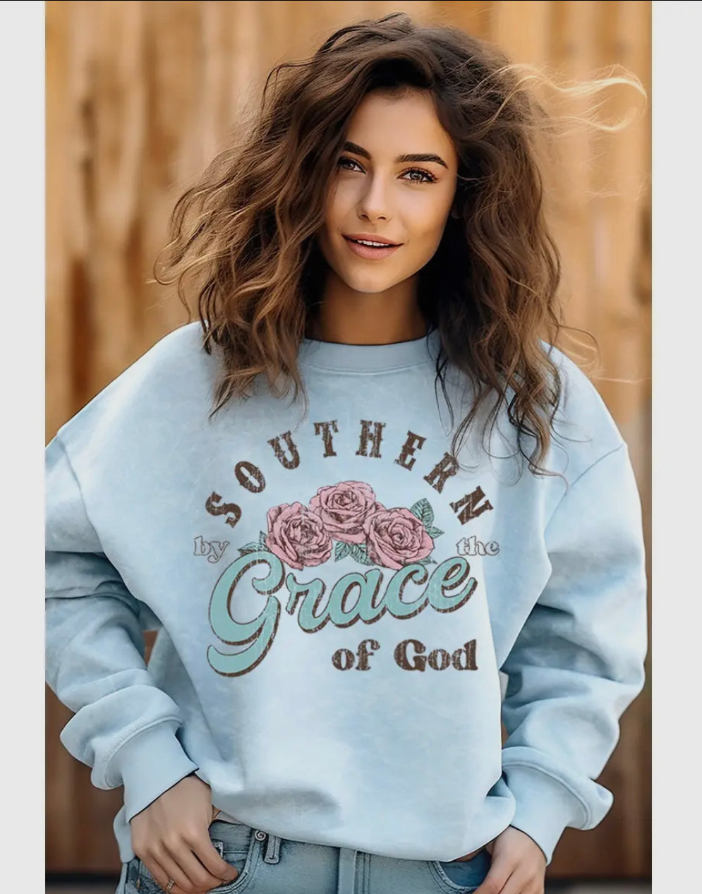 Grace of God Mineral Graphic Sweatshirt