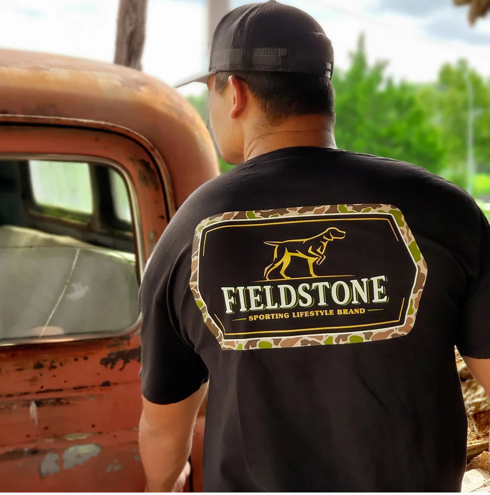 Fieldstone Rectangle Camo Logo Youth