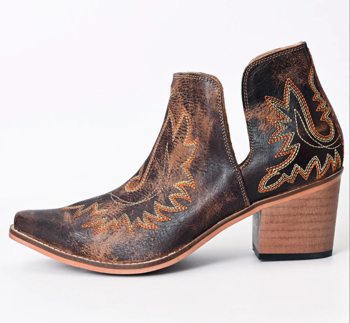 American Darling genuine, leather booties