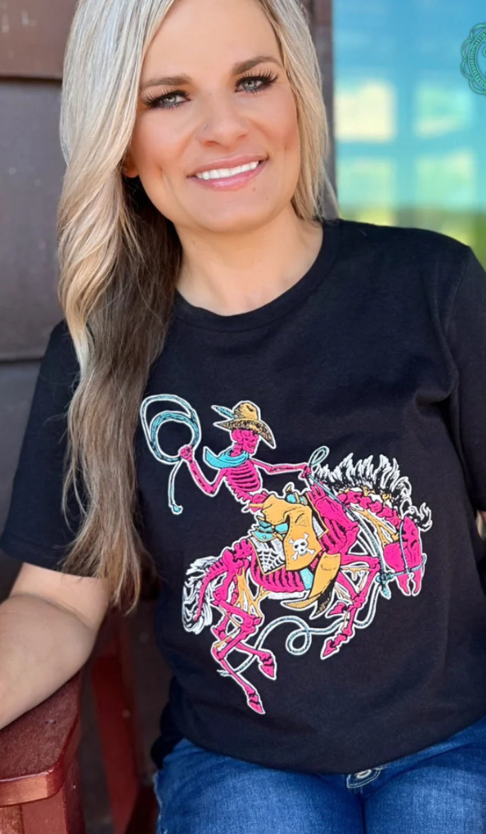 BOOGIE BRONC SHORT SLEEVE TEE